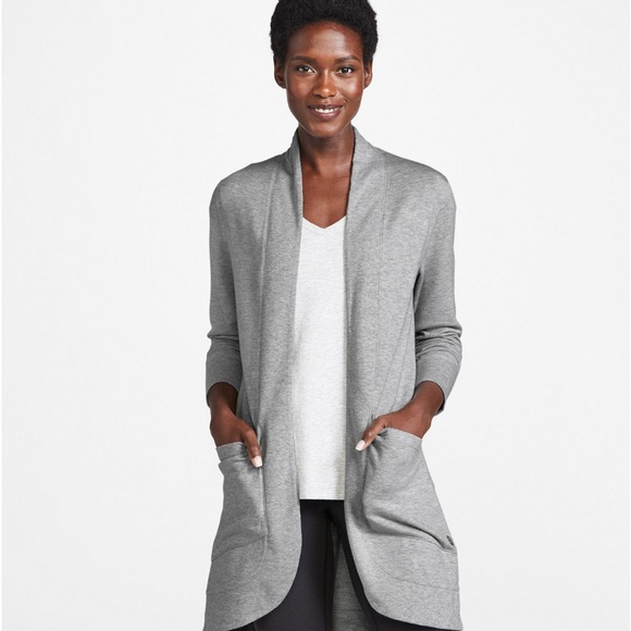 NWOT L.L. Bean Women's SoftFlex Long Open Cardigan - Picture 6 of 7